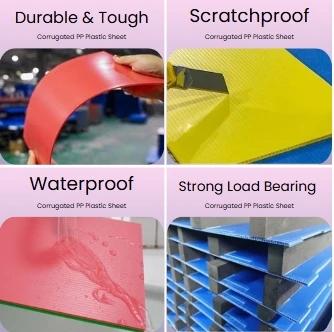 Recycled Repeated Waterproof Wall Floor Tiles Protection Plastic Board Sheet